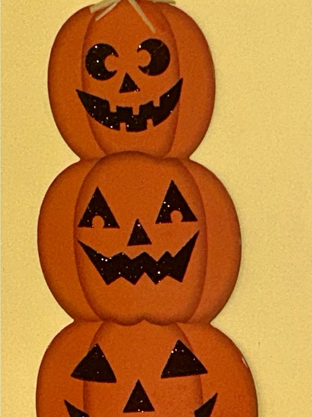 Halloween Stackable Pumpkin Wall Sign